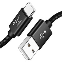 Wayona Usb C Cable 65W Nylon Braided Type C Fast Charging Charger Lead Compatible With Samsung Galaxy A71 A51 A40 A20E, M31, S10+ S10 S9+ S9 S8+ S8 S20+ (1M, Black)