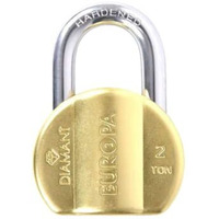 Europa L365Bm Dimple Key Lock (Brass)