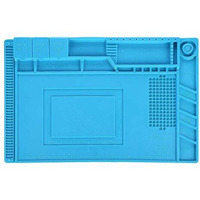Pagkis Anti Static Esd Safe Heat Insulation Working Silicone Magnetic Mat - Large (450 X 300 Mm), Blue