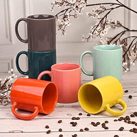 Anwaliya Fauna Series Coffee Cup Set | Microwave And Dishwasher Safe Coffee And Tea Mugs, Tea Cup | Chip Resistant, Tea Cups Set Ideal For Home And Office Daily Use, Set Of 6 (300 Ml, Multicolor)