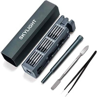 Skylight 46-Piece Magnetic Screwdriver Set With 42 S2 Bits & Extension Rod For Electronics, Eyeglass, Phone, Computer, Watch Maintenance Combination Multifunction Precision Repair Tool Kit