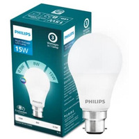 Philips Multi -Wattage Led Bulb|3 Wattages In 1 Led Bulb|15W, 8W, 0.5W 3 Way Scene Switch Led Bulb For Home & Decoration|Color: Crystal White, Pack Of 1, B22D