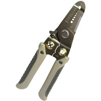 Inditrust Silver 7 In 1 Multifunctional Wire Stripper Tool Cable Cutter Clamp Multifunction Handle Stripping Pliers Wire Stripper Plier Diameter