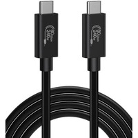 Cablecreation 80Gbps Usb 4 Cable 3.3Ft, 120Gbps Bandwidth, 8K 60Hz Display, 240W Charging, Compatible With Thunderbolt 5,Thunderbolt 4/3, Usb4, Ssd, Macbook M4 Pro, Dock, Egpu