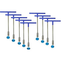 Inditrust 9Pcs Hex T-Socket Spanner Set Size (6,7,8,9,10,11,12,13 & 14) Mm For Automobiles/Bike/Car Repair Tools Socket Set