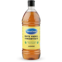 Tetraclean Concentrate Premium Bathroom Floor Cleaner -Advanced Disinfectant And Washroom Floor Stain Remover With Air Freshening Formula | For Home & Commercial Use, 1-Liter - Jasmine, Pack Of 1