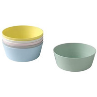 Ikea Bright And Cheerful Color Bowls - 6 Pack