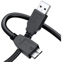 Fedus Usb 3.0 A To Micro B Superspeed Cable For External & Desktop Hard Disk Drives Cable Compatiable For Wd/Seagate/Toshiba//Hitachi External Hard Drives,Black