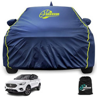 Garrege Waterproof Car Body Cover For Mg Astor 100% All Weather Proof With Mirror & Antenna Packet & Full Bottom Elistic, Triple Stitching With 100% Nail Proof Cover Navy Blue