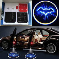 Automaze Wireless Car Welcome Logo Shadow Projector Ghost Lights Kit Set Of 2 For All Cars