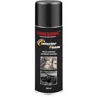 Unieshine 3M Foam Car Interior Cleaner 500Ml | Unieshine Upholstery & Leather Cleaner | Advanced Foaming Formula For Car Seats & Interiors | Removes Tough Stains & Dirt