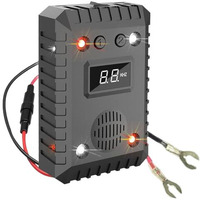 Hasthip Ultrasonic Car Rat Repellent For Automobiles, Home With Strobe Light, Dual Power Supply Rodent Repeller For Protects Wires, Waterproof Rat Repellent