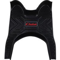 Grandbiker Chetak Removable & Washable Foot Mat - Heavy Duty Floor Board Mat Compatible With Chetak Ev - Premium Comfort And Durability - Black