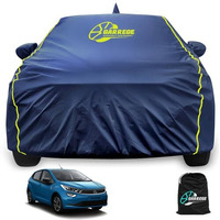 Garrege Waterproof Car Body Cover For Tata Altroz 100% All Weather Proof With Mirror & Antenna Packet & Full Bottom Elistic, Triple Stitching With 100% Nail Proof Cover Navy Blue