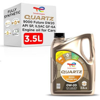 Totalenergies - 0W20 Engine Oil - Quartz 9000 Future Gf6 -Api Sp - Fuel Economy Formula - Fully Synthetic Engine Oil For Cars - 3.5L
