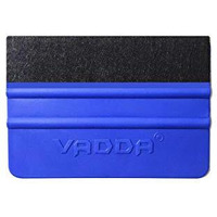 Vadda Vinyl Plastic Car Squeegee Decal Wrap Applicator Soft Felt Edge Scraper (Pack Of 1)