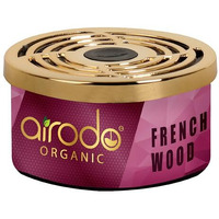 Airodo One French Wood Organic Car Perfume, Strong Fiber Air Freshener To Freshen'Up Your Car - Car Accessories Interior Car Perfumes And Fresheners (50G With 2 Refill)