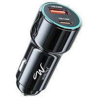 Wayona 63W Type C Car Charger Dual Port Usb A+C Pd Fast Charging, Car Accessories Adapter Compatible With Iphone 16/15 Pro/Pro Max/14/13/12/Ipad/Macbook,Samsung Galaxy S25/S24/S23