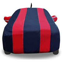 Auto Hub Maruti Swift (2012-2017) Car Body Cover With Antenna Water Resistant/Swift Car Cover/Swift Cover Water Resistant With Triple Stitched, Elastic Ultra Surface Body Protection (Navy, Red)