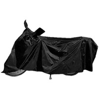 High Life Cover Universal Waterproof Bike Cover Compatible With All Two Wheeler Bike Models & Scooty | Mirror Pockets, Windproof Design | Full Length Body Cover | (Color: Black)