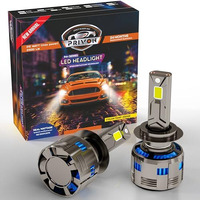 Privon Led Headlight Bulb For Car (White Led Headlight For Car, 6500K) With External Canbus Ballast Driver, 02 Years Replacement Guarantee (Car Led Headlights Bulb) (210 Watts, H7/H18)