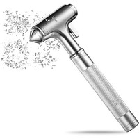 Zibuyu Car Glass Cutter Tool Gadgets 2 In 1 Car Glass Breaker With Seat Belt Cutter Car Safety Hammer Car Emergency Tools Car Mirror Window Breaker Car Safety Escape Tool Car Accessories - 1 Pcs
