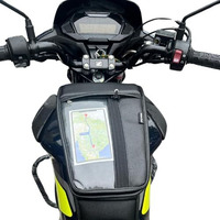 Sahara Seats Compatible With Sp125 Half Pocket Tank Cover With Mobile Holder Black
