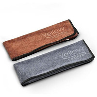 Yellow Weaves Microfiber Car Cleaning Cloth Extra Large (35X75 Cms) Pack Of 2, Grey & Brown Towel For Car/Bike Cleaning Polishing Washing And Detailing Kitchen Cleaning And Dusting Cloth For Home