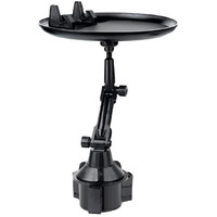 Brogbus Cup Holder Tray For Car, Sanlead Car Cup Holder Expander With 8.26" Surface, Phone Slot And 360 Swivel Arm, Universal Cup Tray Holder Fit For Vehicle, Boats, Golf Cart, Suv, Truck