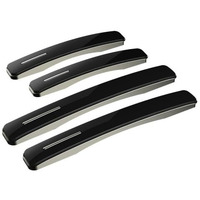 Automaze Polyvinyl Chloride 3R Universal Door Edge Guard For Car Exterior, Compatible With All Cars, Set Of 4 (2165-Black)