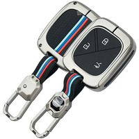 Shopoflux Metal Key Cover Compatible With Mg Comet Ev Electric 3 Button Smart Key