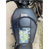 Sahara Seats Hunter 350 Mobile Pocket Tank Cover/Tank Bag - Vinyl (Black)