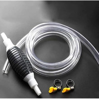 Xoxy Fuel Transfer Pump Kit Tank Sucker Newest High Flow Hand Pump Portable Manual Car Bike Fuel Transfer Pump | Liquid Pipe Siphon Tool For Petrol Diesel, Water, Oil Liquid Water Fish Tank (1 Miter)