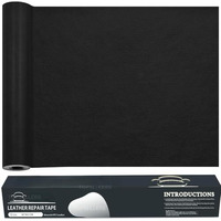 Topsellers (Black) Leather Repair Patch  Premium Self-Adhesive Leather With Super Strong Adhesive For Sofas, Car-Bike Seats, Chairs, And More  High Durability And Proven Repair Solution