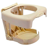 Sarte Car Drink Holder Foldable Cup Bottle Holders Glass Cup Can For All Car & Truck (Beige)