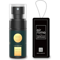 Air-Roma Green Tobacco Premium Car Perfume (60 Ml) | Fine Fragrance Car Air Freshener | Car Accessory Interior Fabric Spray | Anti Tobacco Anti-Odor Technology | 400+ Long-Lasting Air Freshener Scent