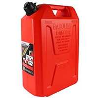 Jti Plastic 20L Jerry Can With Integrated Spout For Generators Jeeps Marine Activities Boat (15X7.5X20-Inch, Red)