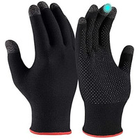 Amblic New Full Finger Bike Riding Gloves For Men & Women With Touch Screen Sensitivity Anti-Sweat Breathable Nano Silver Fiber Gloves For Riding, Travelling(Nylon, Cycling)