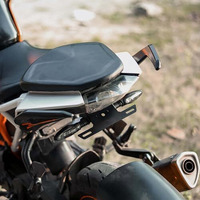 MotoaggrandizeCompact Tail Tidy/Fender Eliminator For Ktm Duke 125 | 200 | 250 | 390 [Gen 2] | Color: Matte Black [Compatible With Small Number Plates]