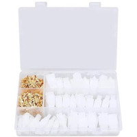 380 Pcs Electrical Wire Connectors Kit 2.8Mm Automotive Wire Connectors 2 3 4 6 Pin Male Female Socket Plug And Pin Header Crimp Wire Terminals For Car, Motorcycle, Truck, Scooter, Boats