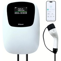 Zevpoint 22Kw Ev Charger | 32A, 3 Phase, 5M Tpu Cable | Lcd, Power Adjust| Wi-Fi, Bt, Rfid | Emergency Switch | Ota Update | Ip66 | Built-In Rcd | Upto 5-Yr Warranty | Ce Certified (Polar Max)