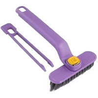 Kmils Multi-Function Bathroom Plastic Cleaning Brush,Tiles Cleaning Brush,Hard Bristle Rotating Crevice Gap Cleaning Brushes For Bathroom,Floor Cleaner Brush(Multi Colour)