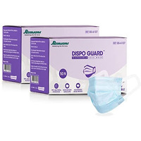 Romsons Cotton Dispo Guard 3 Ply Mask With Softest Ear Loops, 50 Pcs/Pack, (Pack Of 2) 100 Pcs, Unisex, Disposable, White