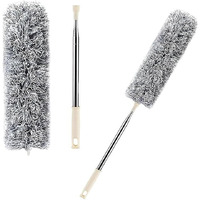 Extendable Microfiber Duster & Bendable For High Ceiling Fans, Window Blinds, Furniture