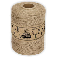 Townbus- Pack Of 1 | 2Ply | 250 Meters | Raw Natural Jute Twine, Arts And Crafts Jute Rope For Packaging, String For Gifts, Diy Crafts, Decoration, Bundling, Bronze