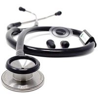 Is Indosurgicals Silvery Ii-Ss Stethoscope (Black)