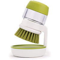 Zapsol Cleaning Brush With Soap Dispenser For Kitchen, Sink, Dish Washer With Storage Stand|Plastic Cleaning Brush With Soap Dispenser (Soap Dispensing Cleaning Brush)(Multi Colour)