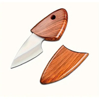 Kneefcy Small Knife Fixed Blade Knife For Men With Sheath Box Cutter Knife, Edc Pocket Knives For Cutting Small Vegetables, Fruitsgift For Men And Women