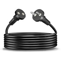 Fedus 5M Long 18Awg Heavy Duty Male To Female 2 Pin Power Extension Cord Wire, 10Amp Indoor Outdoor Power Cord Extension Electrical Extender Power Cable For Appliances, Electronics And Power Tools