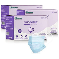Romsons Dispo Guard 3 Ply Mask With Softest Ear Loops, 50Pcs/Pack (Pack Of 3), 150 Pcs, Blue